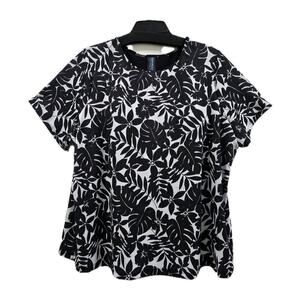 Swim365 Longer Length Short-Sleeve Swim Tunic Size 26 Built In Bra Beachy